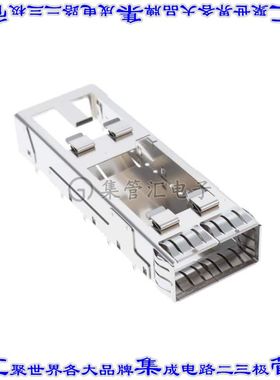 QSFPC-1-1-S-F 插拔式连接器机架QSFP通孔直角压配