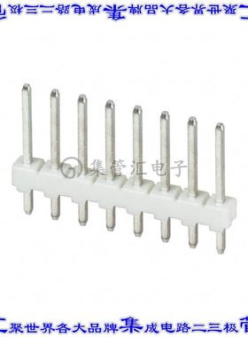 3-644456-8 针座连接器8POS接头2.54mm公形插针通孔直针锡