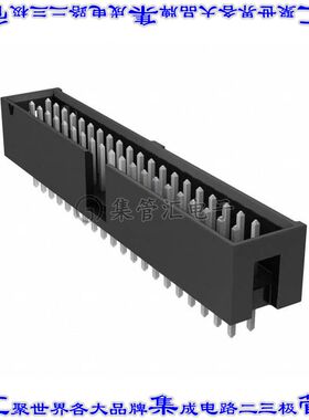 TST-120-01-T-D 针座连接器40POS接头2排2.54mm公形插针通孔直针