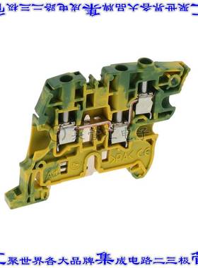 1SNK506151R0000 端子块连接器3POS接地地面6.0mm绿色黄色10-24AW