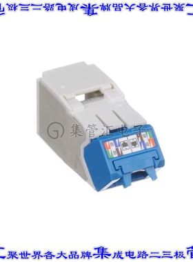 CJUD6X88TGIW 接插件连接器CAT6A UP/DOWN 45 DEGREE TG WIREC