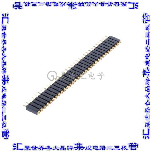 ESS-132-G-03 针座连接器32POS插座2.54mm母形插口通孔直针镀金