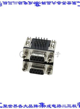 L17H1220131 连接器9,9插座母插口D-TYPE型通孔直角