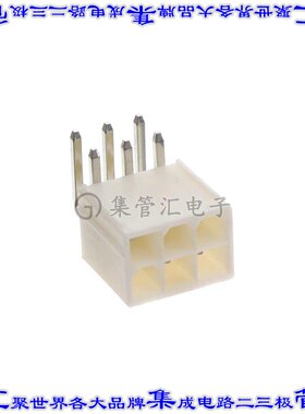 10127819-06211LF 针座连接器6POS接头2排4.2mm公形插针通孔直角