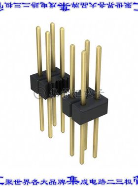 PBC06DFCN 针座连接器12POS分离式2排2.54mm公形插针通孔直针镀金