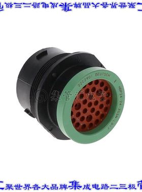 HDP24-24-35SN-L017 圆形连接器35POS插座外壳用于母插口黑色面板