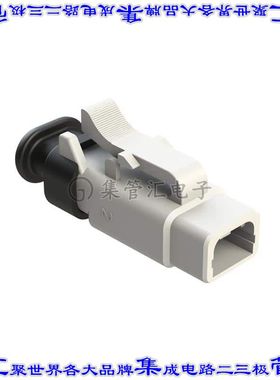 ATM06-2S-SR01WHT 矩形连接器外壳2POS插头母形插口白色自由悬挂