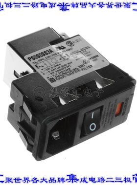 PS0S0SS3A 电源接入连接器3POS插座公插片模块IEC320-C14面板安装