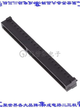 HSEC8-180-01-L-DV-A 卡边缘连接器160POS母头2排0.8mm黑色镀金