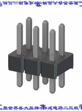 M22-2520346 针座连接器6POS可切割2排2mm公形插针通孔直针锡