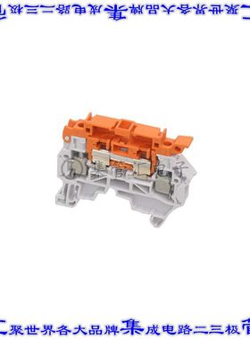 1SNK508416R0000 端子块连接器2POS断连8.0mm灰色橙色10-24AWG