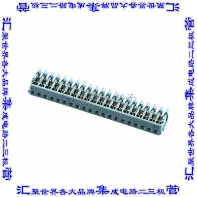 7-353293-0 矩形连接器20POS插座1.5mm母插口蓝色IDC锡自由悬挂