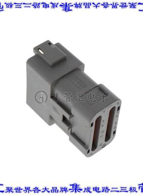 IT04-12PA-020 矩形连接器外壳12POS插座2排公形引脚灰色自由悬挂