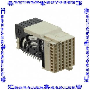 10123420 背板连接器54POS插座母插口2mm板边缘通孔直角天 101LF
