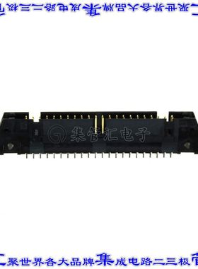 1-102153-3 针座连接器44POS接头2排2.54mm公形插针通孔直针镀金