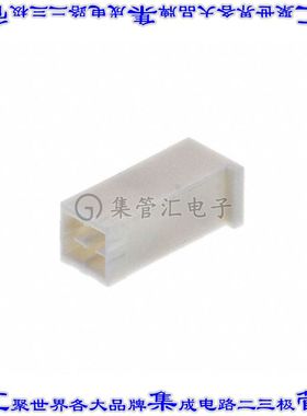 IPM1-02-D 矩形连接器外壳4POS 2排2.54mm公形引脚白色自由悬挂
