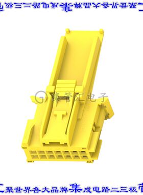 1924393-1 矩形连接器外壳14POS插座2排3mm公形引脚黄色自由悬挂
