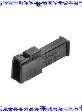 1-929103-1 矩形连接器外壳2POS插头3.5mm公形引脚黑色自由悬挂
