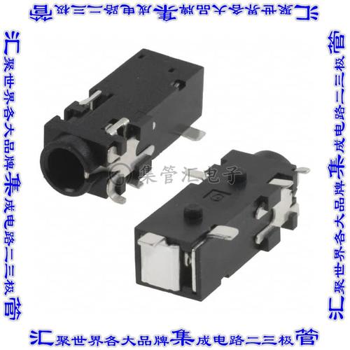 SJ-43515TS-SMT-TR 接插件连接器CONN JACK 4COND 3.5MM SMD R/A