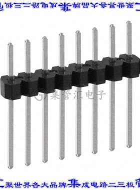 PEC08SAEN 针座连接器8POS分离式2.54mm公形插针通孔直针锡