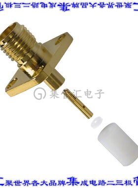 132107 同轴连接器SMA插孔母形插口焊接50欧姆面板安装