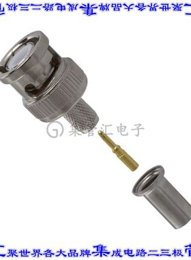 CPMC882 同轴连接器BNC插头公引脚压接焊接50欧姆自由悬挂