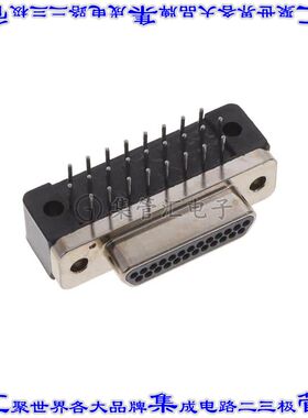 MDM-25PCBR-L56-A174 连接器25POS插头公引脚2排D-TYPE型面板安装