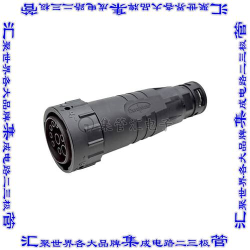 AHDP06-24-91S-BS3-K06X 圆形连接器9POS插头母插口压接镍自由悬