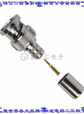112565 同轴连接器BNC插头公引脚压接75欧姆自由悬挂