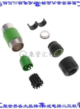 EKB001N00310001000 圆形连接器12POS插座外壳用于公插针绿色自由