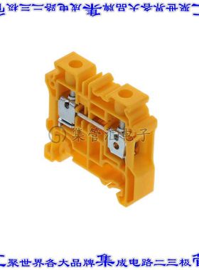 CY10/Y 端子块连接器2POS馈通式10.0mm黄色6-24AWG