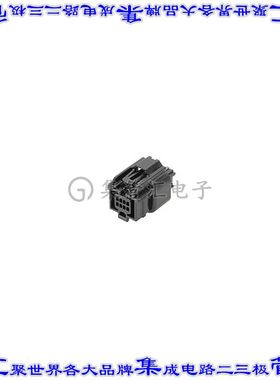 348944011 0348944011矩形连接器外壳8POS插座2排1.8mm母形插口灰