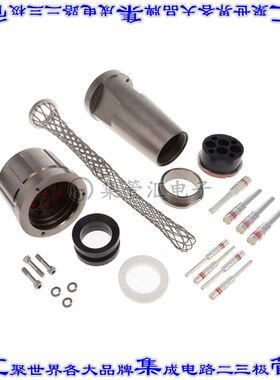 CL90556DT52413P 圆形连接器8POS插头公引脚压接镀金自由悬挂