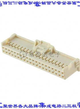 5016464000 矩形连接器外壳40POS插座2排2mm母形插口天然色自由悬
