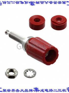 196899 接插件连接器CONN BIND POST MINI KNURLED RED