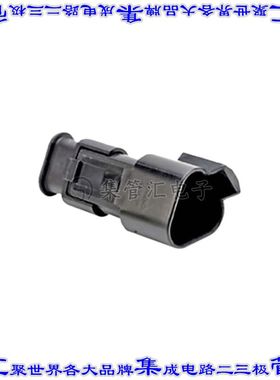 AT04-3P-SR01BLK 矩形连接器外壳3POS插座2排公形引脚黑色自由悬