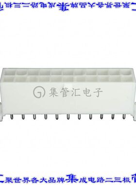 1-794071-0 针座连接器22POS接头2排4.14mm公形插针通孔直针锡