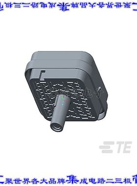 DRB12-48PAE-L018 矩形连接器外壳48POS插座母形插口黑色自由悬挂