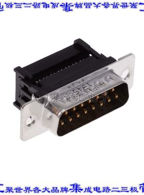 L117DAFRA15P 连接器15POS插头公引脚2排D-Sub自由悬挂