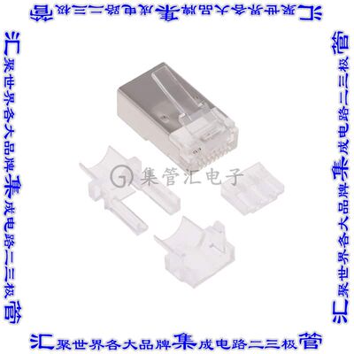 MTP-88-W-S-C6A1 接插件连接器CAT6A PLUG, 8P8C, 30U PLATING, S