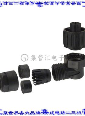 C01620F00310012 圆形连接器4POS插头母插口螺钉银自由悬挂直角