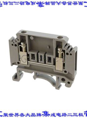 3100017 端子块连接器2POS馈通式5.2mm灰色12-28AWG