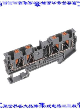 3211921 端子块连接器4POS馈通式6.2mm灰色10-24AWG