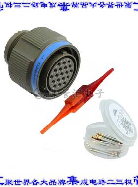 D38999/26WD19SN 圆形连接器19POS插头母插口压接镀金自由悬挂