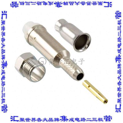 1-1337551-0 同轴连接器FME插孔母形插口焊接50欧姆自由悬挂