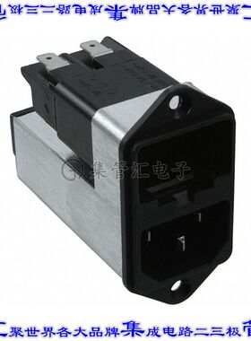 4303.5001 电源接入连接器3POS插座公插片模块IEC320-C14面板安装