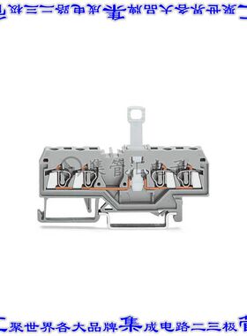 280-836 端子块连接器4POS断连5.0mm灰色12-28AWG