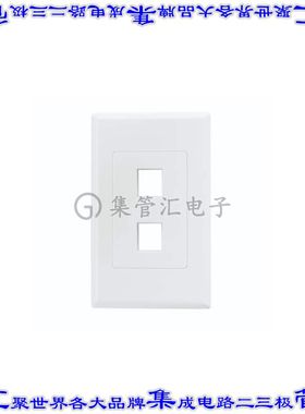 FPDS2-W 接插件连接器SCREWLESS DECORA 2 PORT FACEPLAT