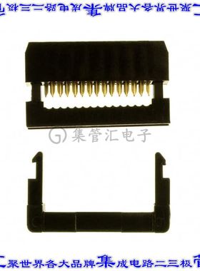 SFH213-PPPN-D07-ID-BK 矩形连接器14POS接头2排2mm母插口黑色IDC