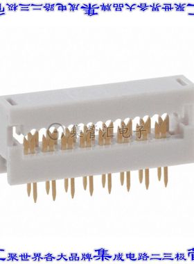 AWLP 16/3,2-G 连接器16POS带状电缆DIP针座2排1.27mm通孔IDC灰色